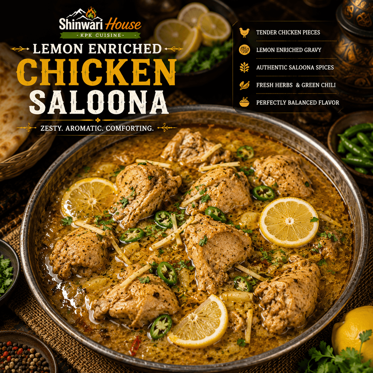 Lemon Enriched Chicken Saloona